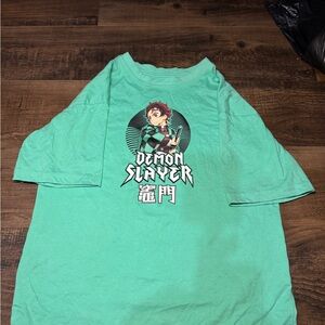 Demon Slayer Kids Green T-Shirt